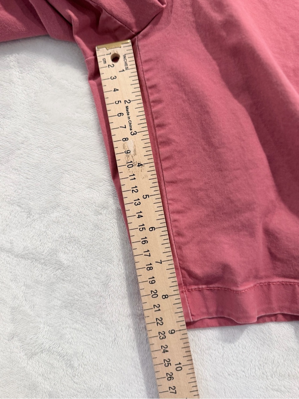 J.Crew Women’s Faded Red Chino Bermuda Shorts Size 6 Stretch - Picture 7 of 9